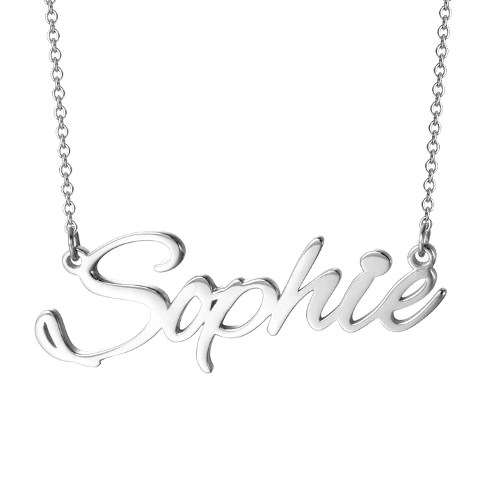 Collane con nome in argento 925 personalizzate per le donne | Jessemade