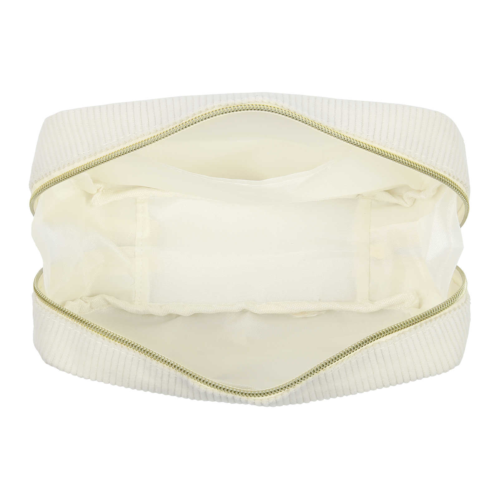 Borsa per cosmetici in velluto a coste per donna 1 nome personalizzato regalo per donna