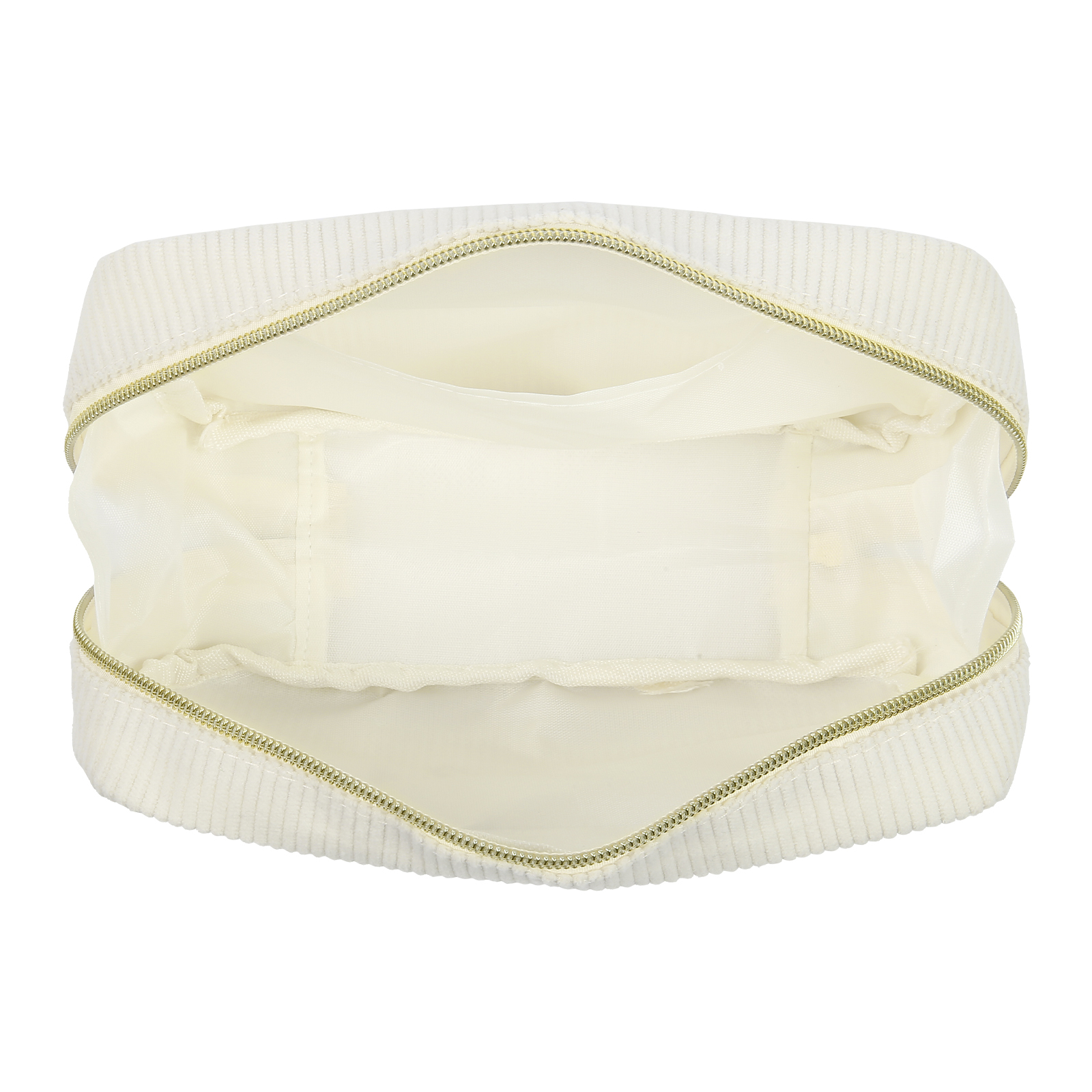 Borsa per cosmetici in velluto a coste per donna 1 nome personalizzato regalo per donna