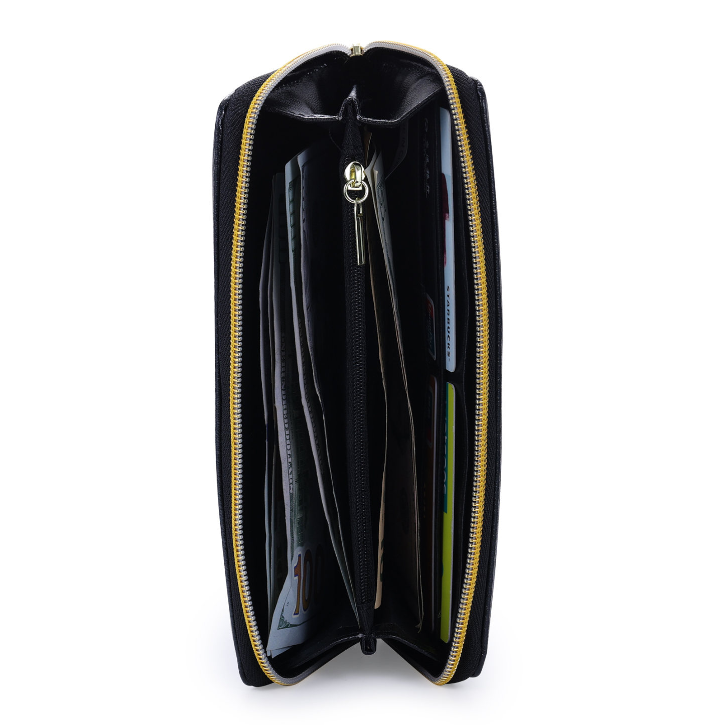 Portafoglio lungo personalizzabile con 10 foto in pelle