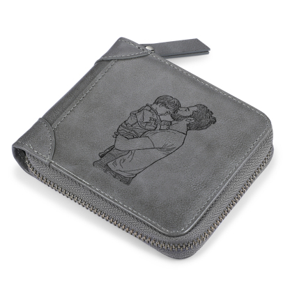 Portafoglio fotografico personalizzato Regalo classico da uomo per il padre