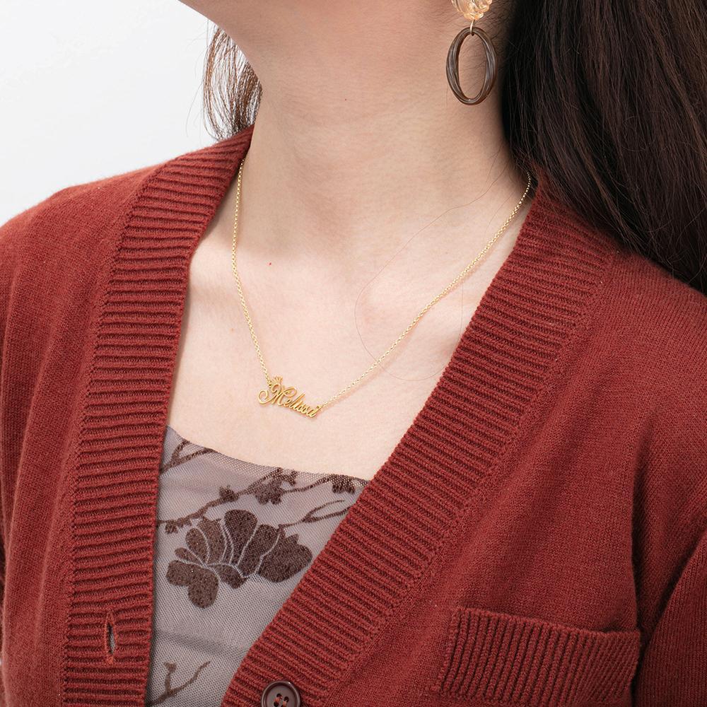 Collana con nome personalizzato con corona in argento 925