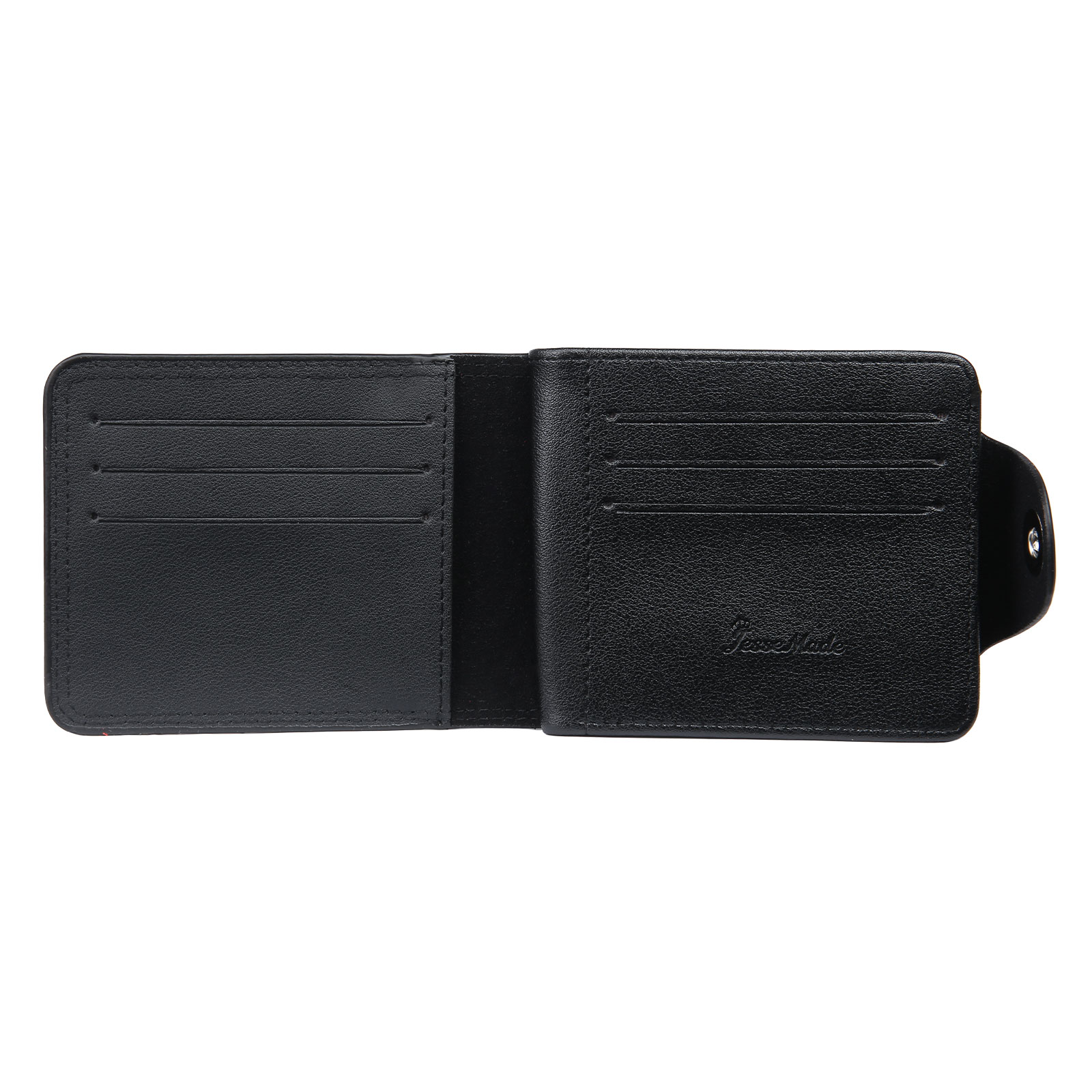 Portafoglio in PU pelle da uomo 1 nome 1 lettera e 1 foto personalizzabili regalo per uomo