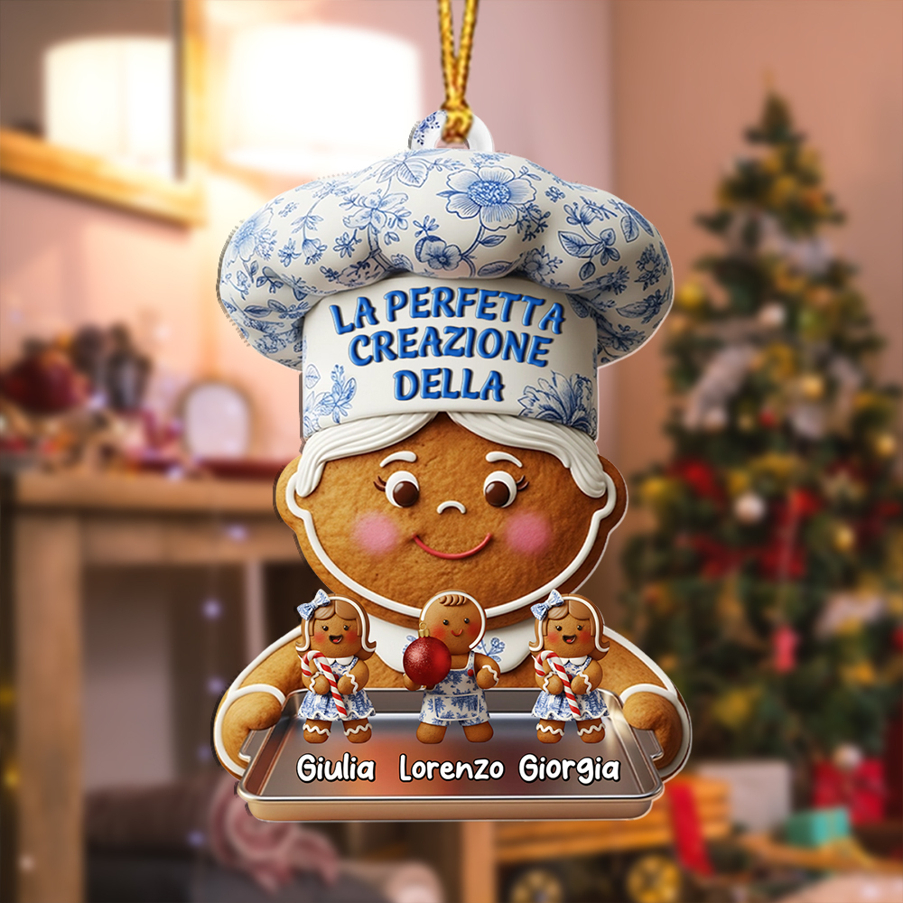 Decorazione per l’albero di Natale in pan di zenzero - La Sfornata Perfetta della Nonna