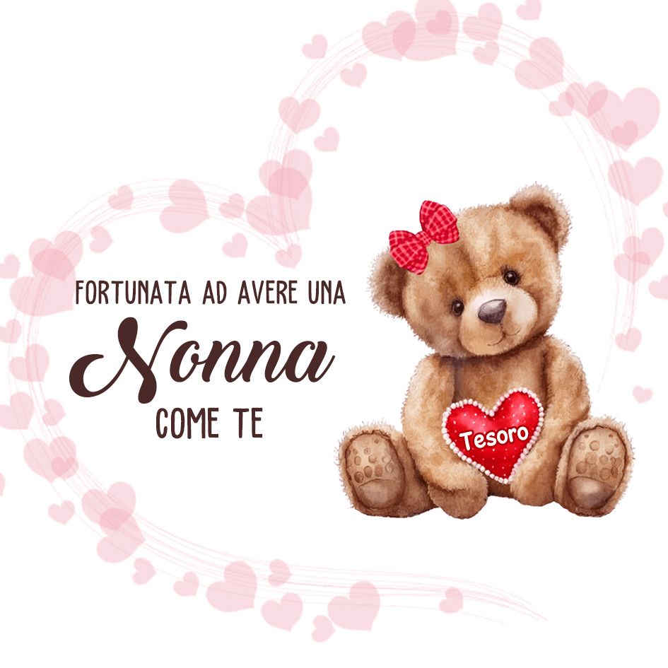 Orsacchiotto Carta regalo per Nonna