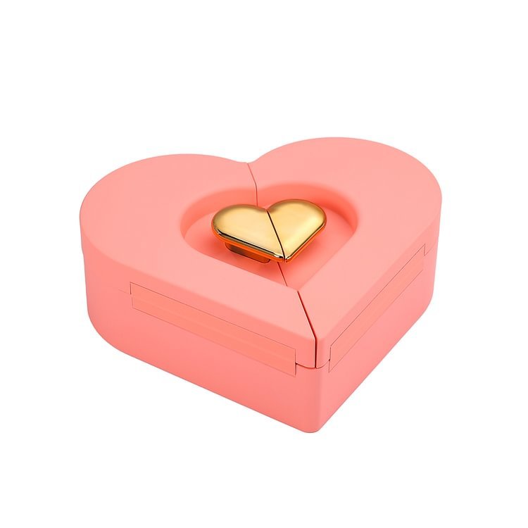 Scatola premium regalo per gioielli di San Valentino a forma di cuore