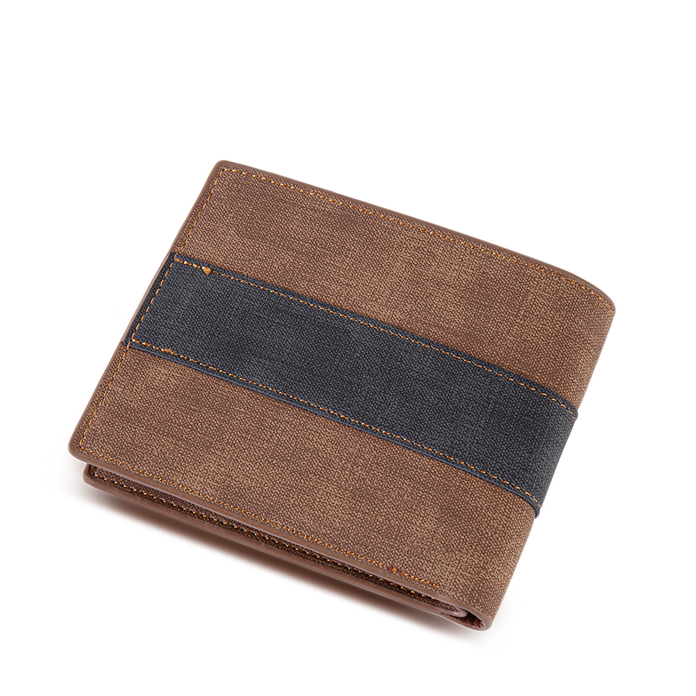 Portafoglio in pelle da uomo 2 testi personalizzabili regalo per papà