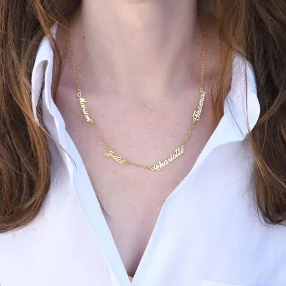 Collana 5 nomi personalizzati per lei