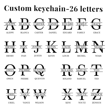 Set regalo di portafoglio e portachiavi con scatola di lettere personalizzate per Suo marito/fidanzato/ragazzo/nonno/zio