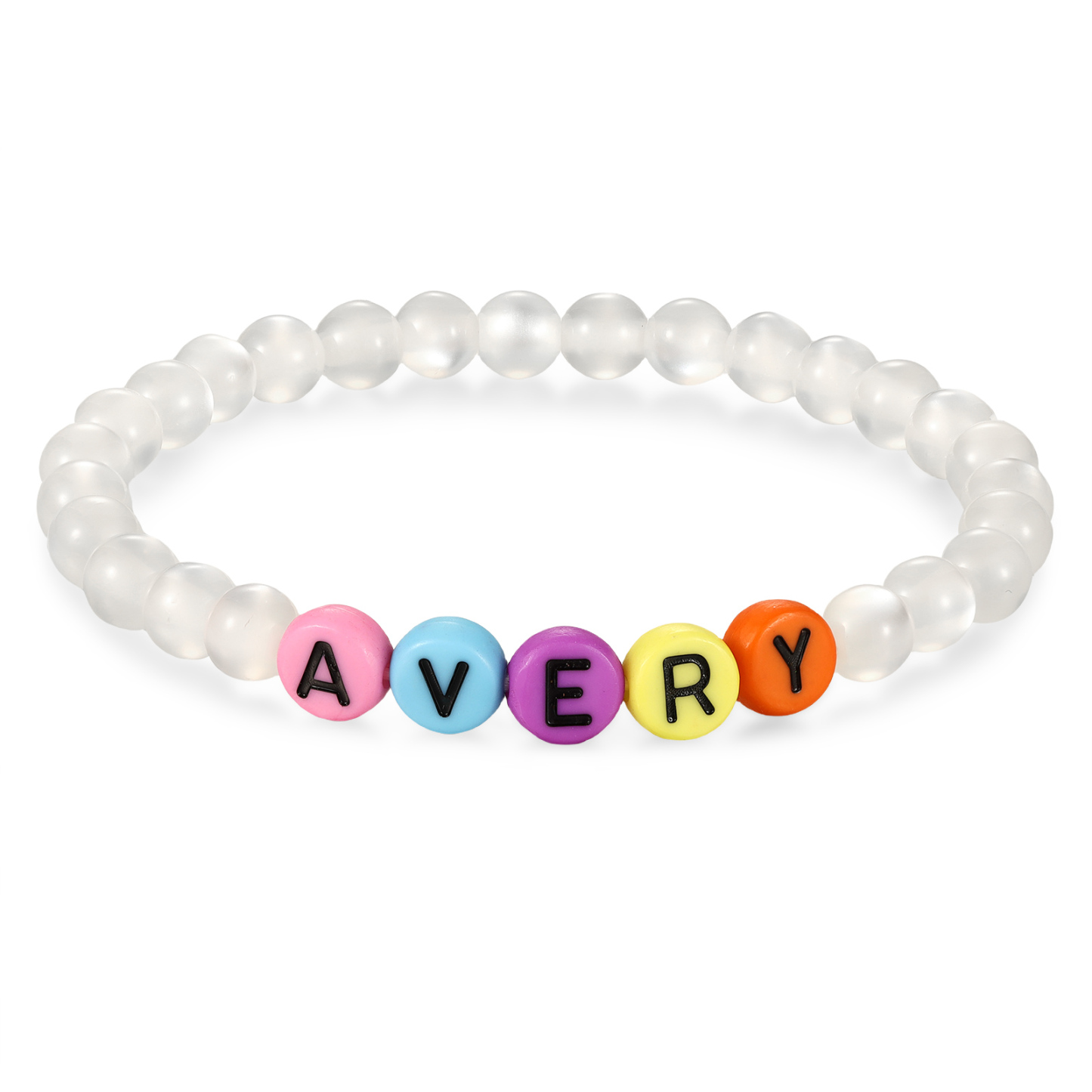 Braccialetto di perline con 1 nome personalizzato regalo per scuola