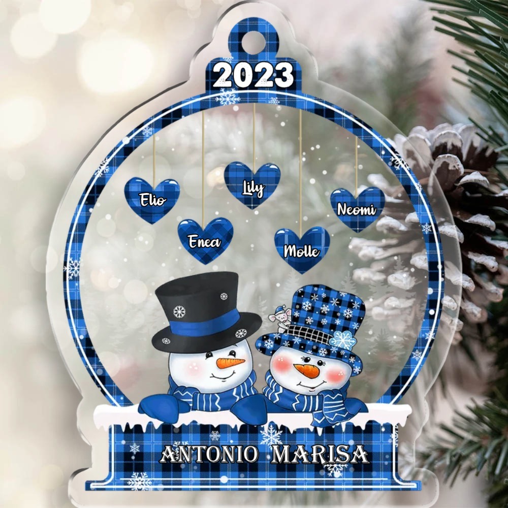 Decorazione appesa domestica ornamento acrilico gnomo gnoma personalizzato nonni nonno nonna