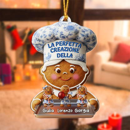 Decorazione per l’albero di Natale in pan di zenzero - La Sfornata Perfetta della Nonna