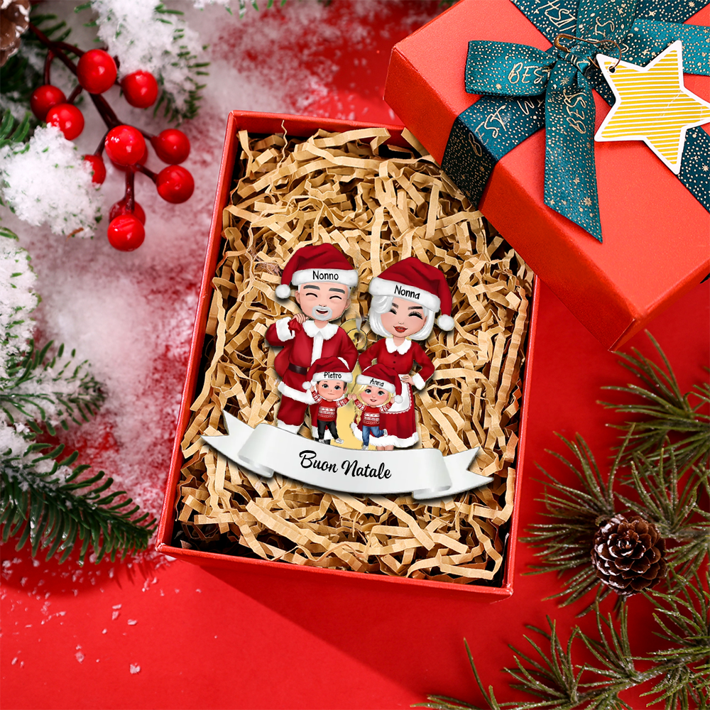 Pendente natalizio personalizzato - Regalo di Natale personalizzato co