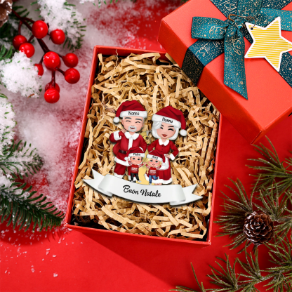 Pendente natalizio personalizzato - Regalo di Natale personalizzato co