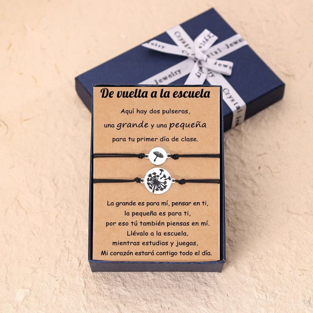 Unidad de 2 pulseras de taraxacum - Regalos de regreso a la escuela