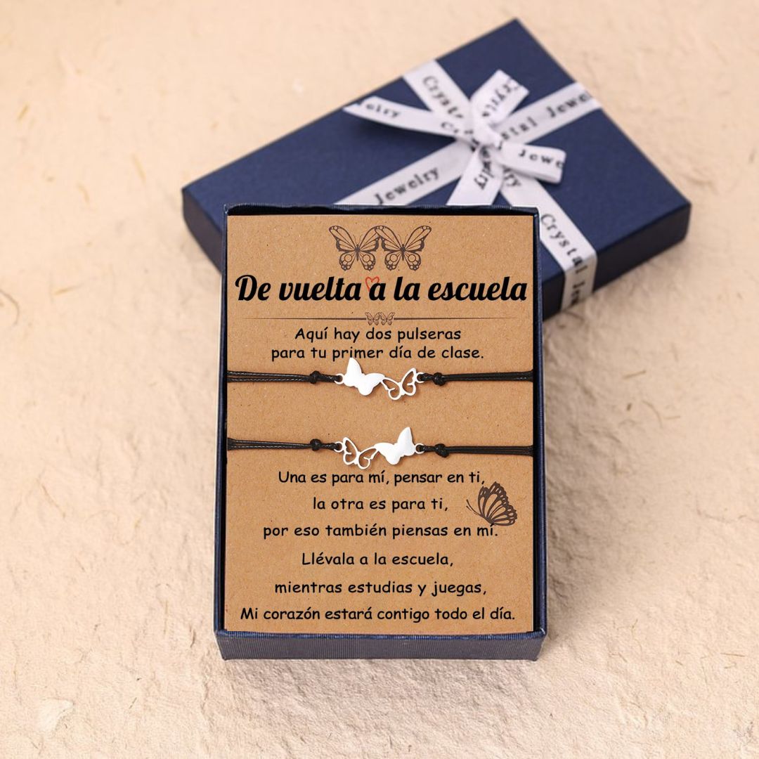 Unidad de 2 pulseras de mariposas - Regalos de regreso a la escuela