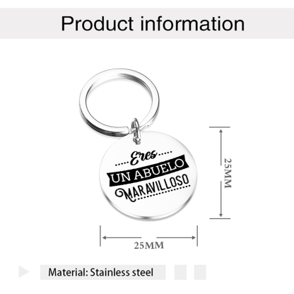 Llavero "eres un abuelo maravilloso"