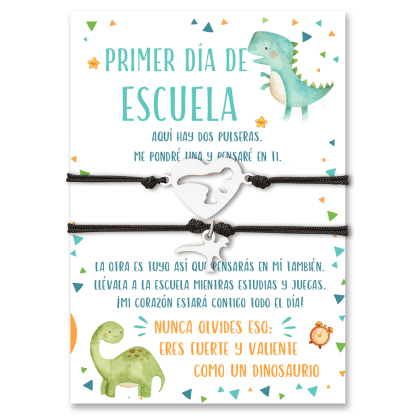 Unidad de 2 pulseras de tyannosaurus rex - Regalos de regreso a la escuela