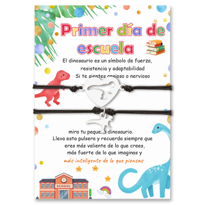 Unidad de 2 pulseras de tyannosaurus rex - Regalos de regreso a la escuela