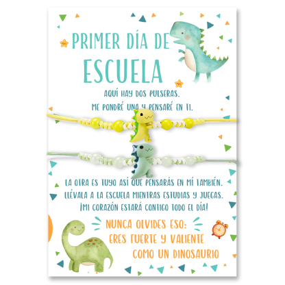 [Copy]Unidad de 2 pulseras de tyannosaurus rex - Regalos de regreso a la escuela