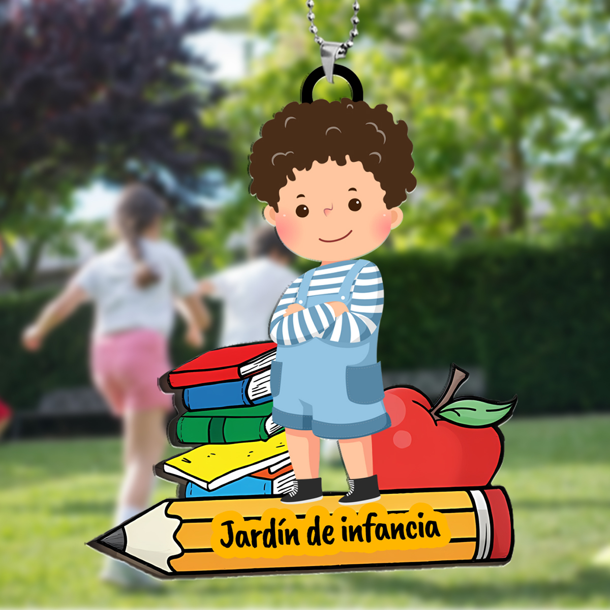 Ornamento acrílico personalizado para la vuelta al cole – Regalo origi