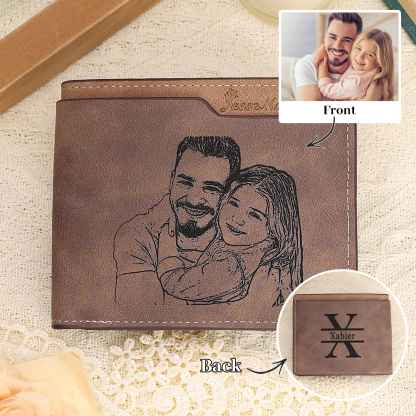 Cartera Personalizada de Cuero PU-Jessemade ES