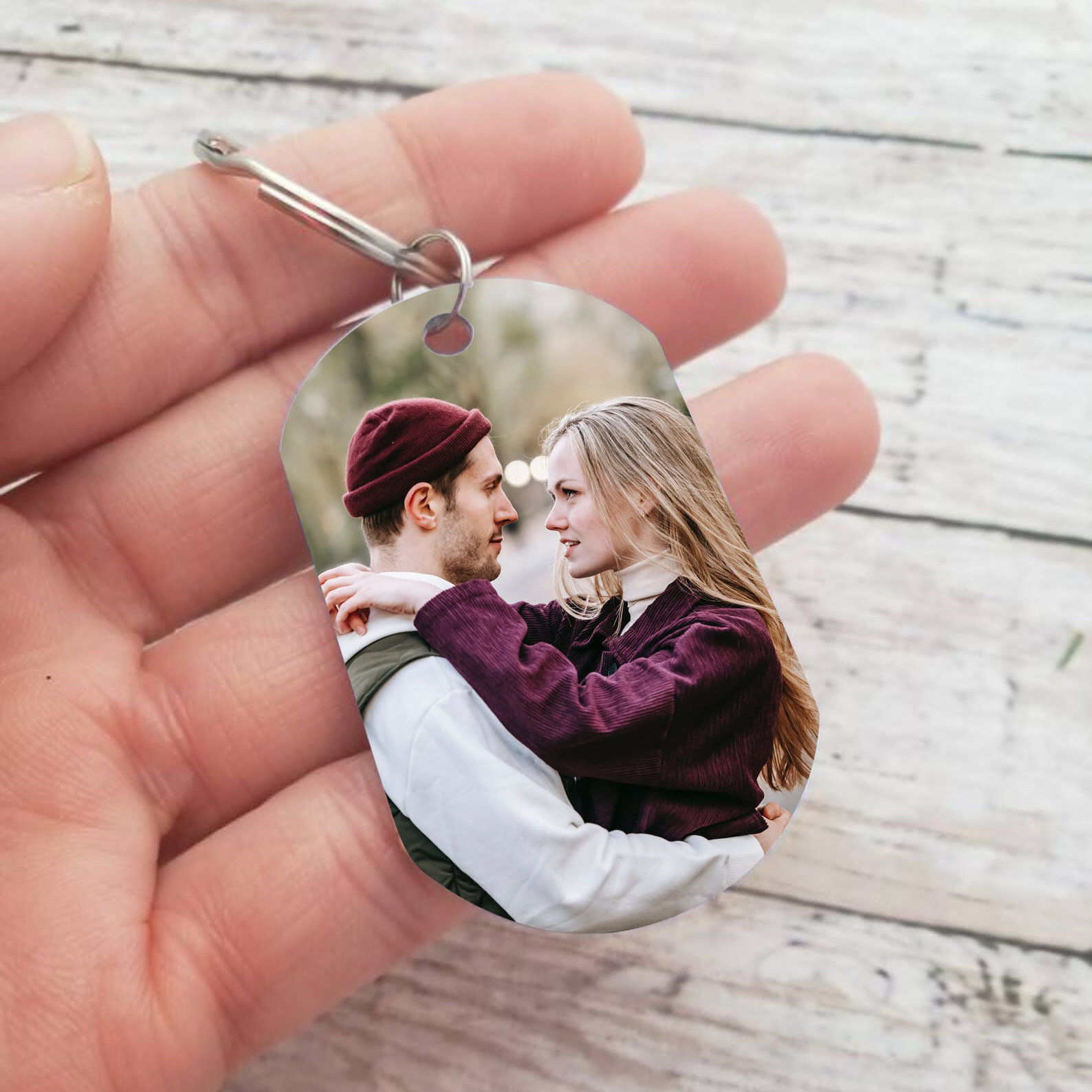 Llavero para pareja rompecabezas de corazón personalizado con foto | Jessemade