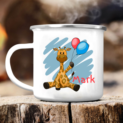 [Copy]Vuelta al cole-Taza para niños "conejita" con 1 nombre personalizado