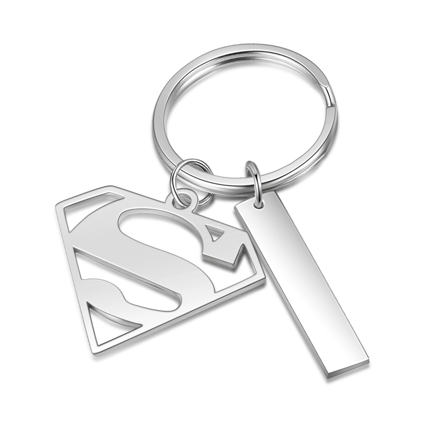 A mi papá - Llavero Superman con 1 nombre personalizado con texto-Jessemade ES