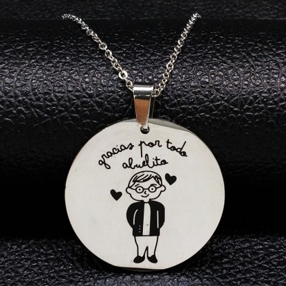 Collar a abuela/abuelo para dar gracias-Jessemade ES