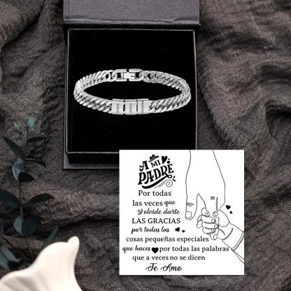 Pulsera personalizada con 2-6 nombres para hombre con grabado personalizado - regalo para padre abuelo | Jessemade