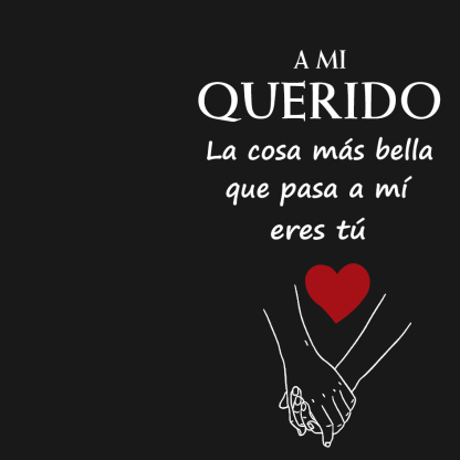 Una tarjeta-A mi querido manos cogidas-Jessemade ES