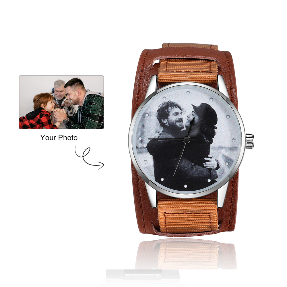 Reloj con 1 foto personalizada