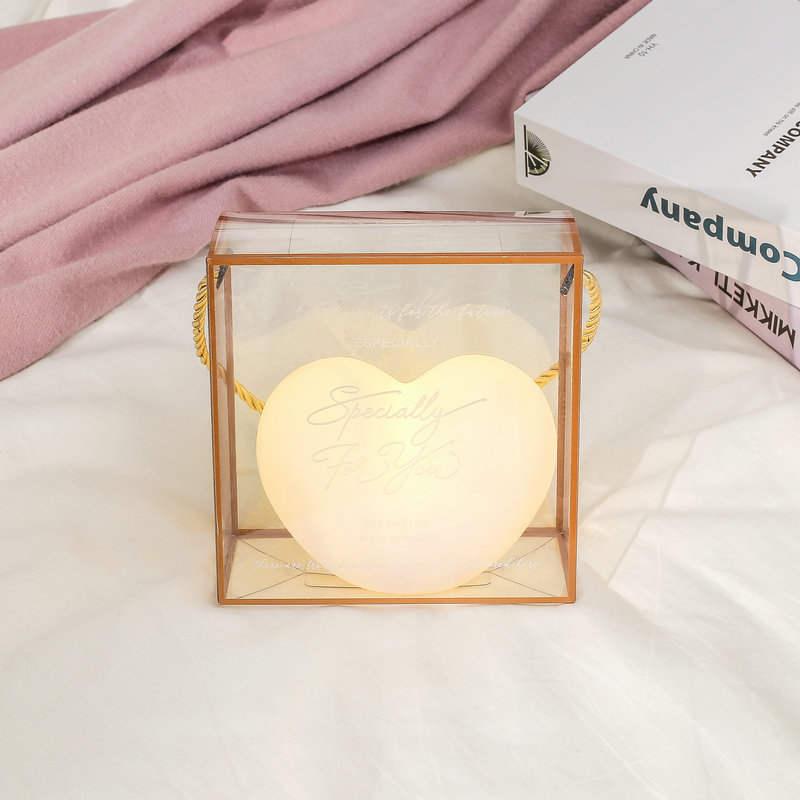 San Valentín-Decoración de lámpara en forma de corazón-Jessemade ES