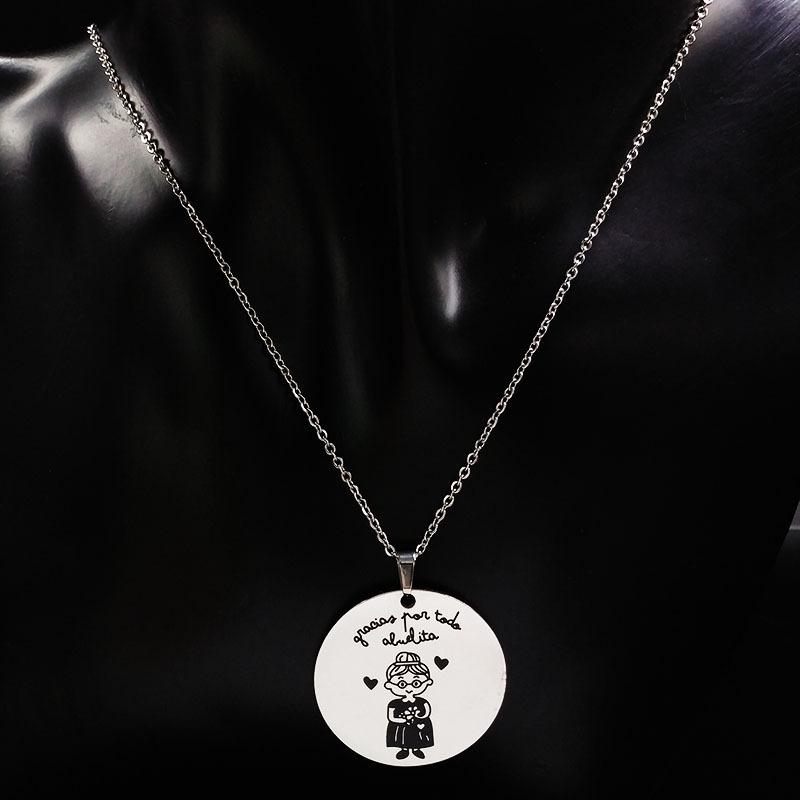 Collar a abuela/abuelo para dar gracias-Jessemade ES