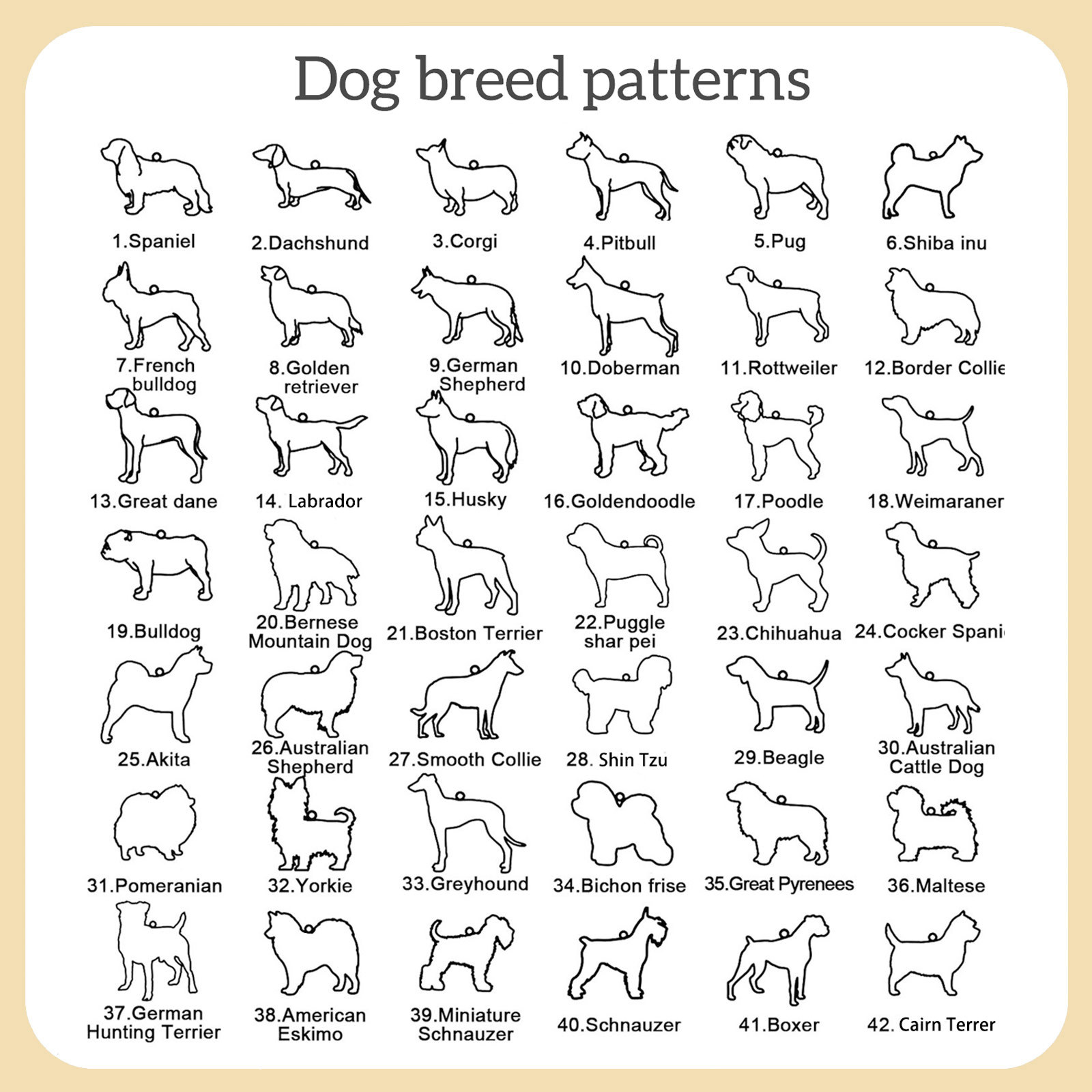 Collar de Perro con 1 Nombre Personalizado