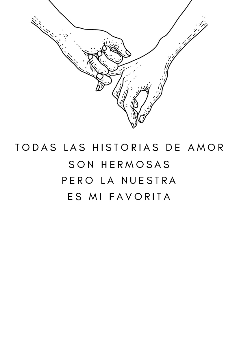 Una tarjeta de amor para pareja
