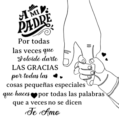 Una tarjeta-A mi papá