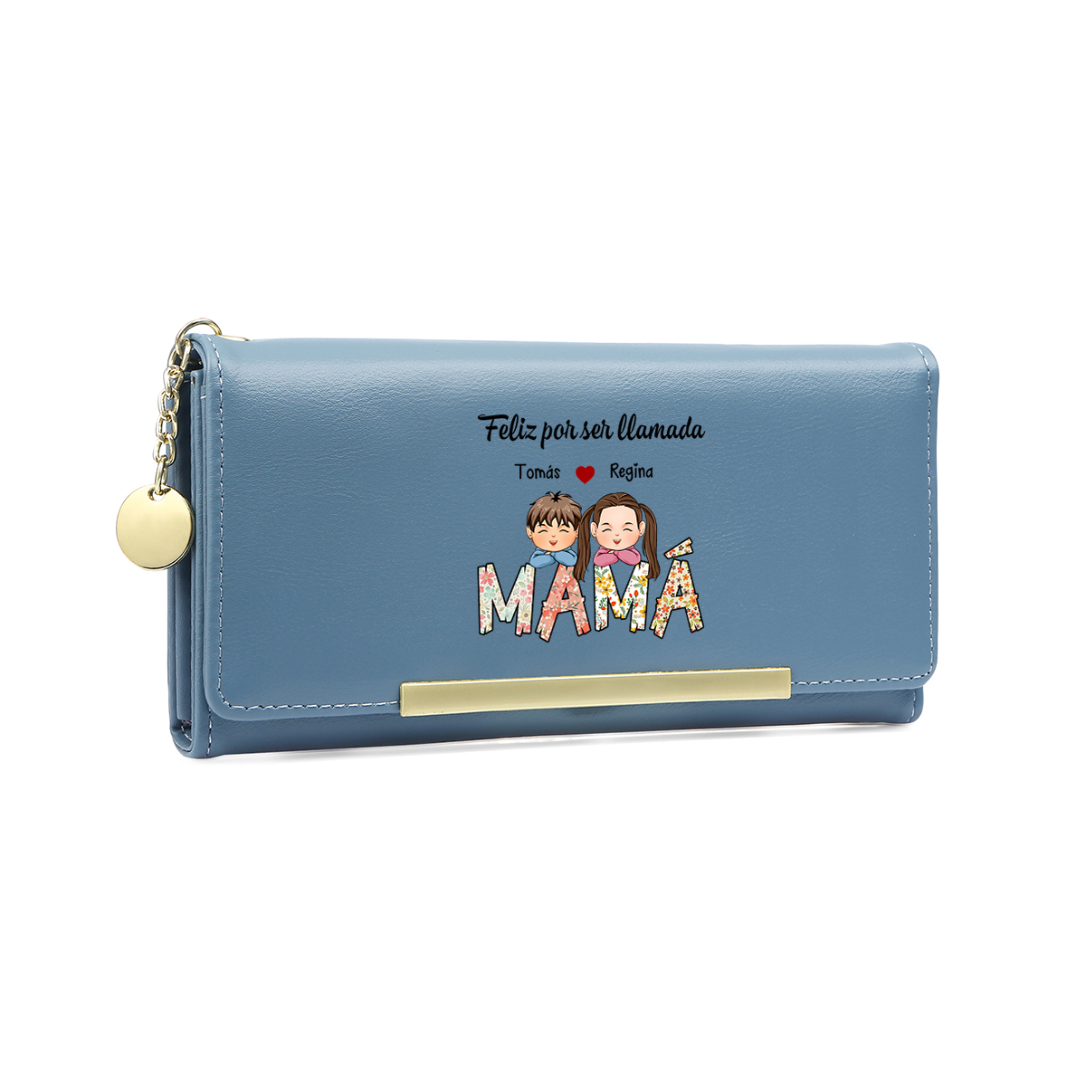 Cartera Tipo Libro Personalizada Mamá o Abuela con Nombres | Jessemade