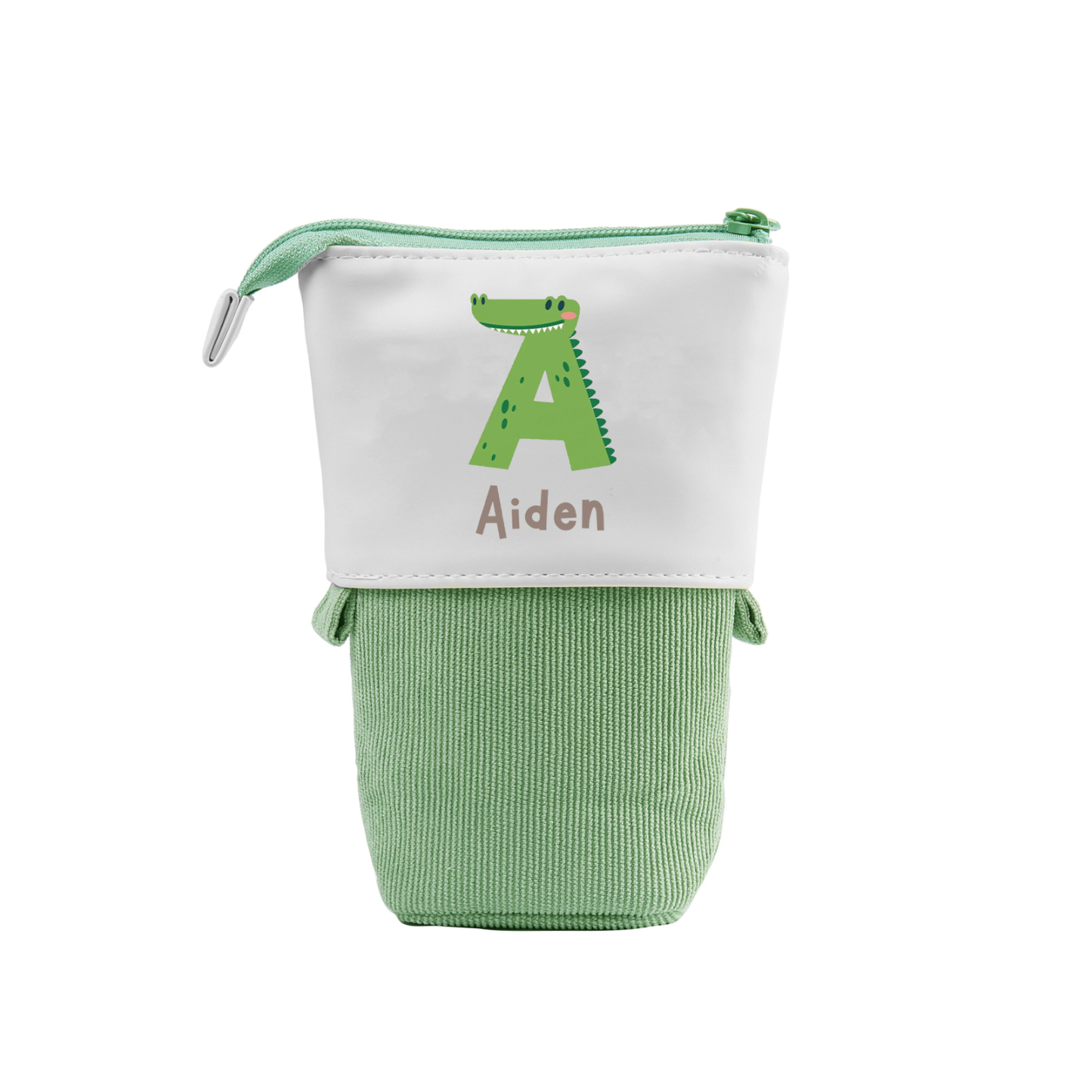 Estuche personalizado con nombre y letra para niños