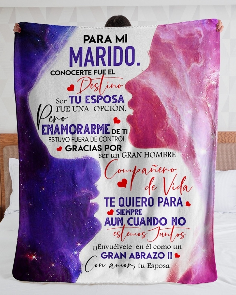 A mi marido-Manta de dos caras
