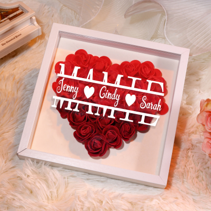 Adorno de madera de flores personalizado con 1 nombre y 1 texto-Jessemade ES