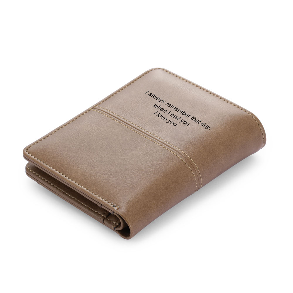 A mi papá-Cartera 2-5 nombres y texto personalizados billetera clásica puño a puño -Jessemade ES