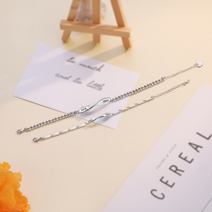 Pulsera de pareja 2 nombres personalizados