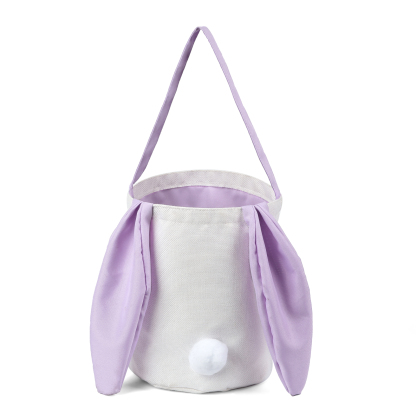 Pascua-Bolsa de conejo con 1 nombre personalizado-Jessemade ES