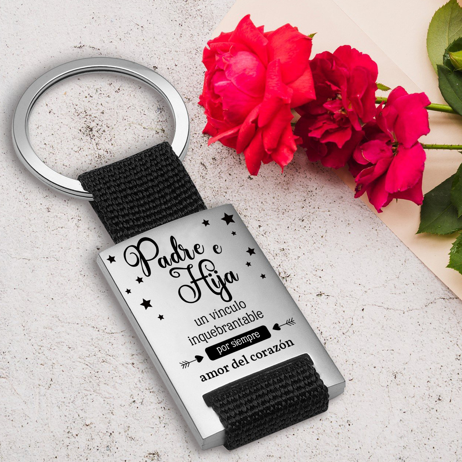 A mi papá-Llavero el vínculo entre padre e hijo/hija es inquebrantable-Jessemade ES