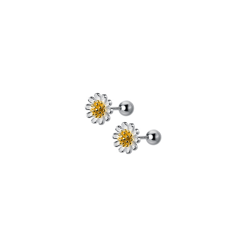Pendientes elegantes de girasol aretes-Jessemade ES