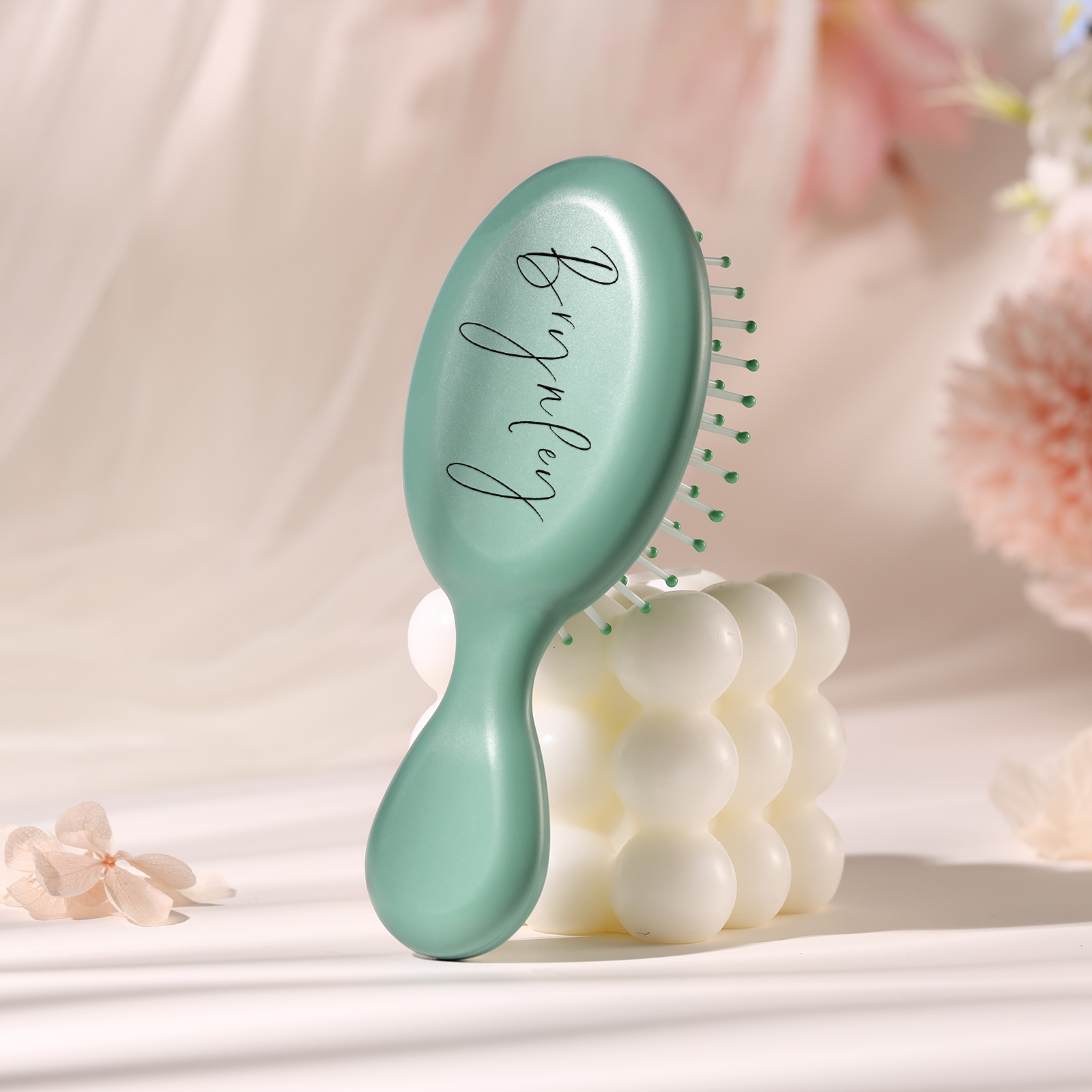 Accesorios peine colorido para mujer con texto personalizado