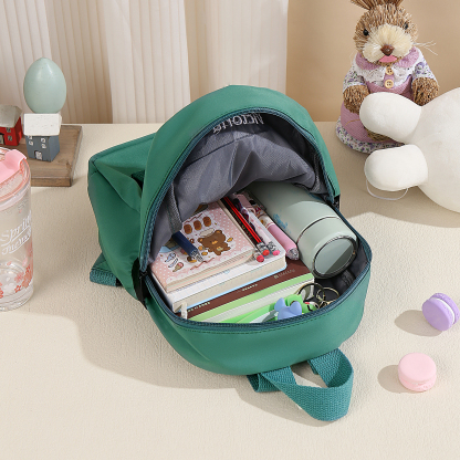 Mochilas escolares para los niños con peluche de oso con nombre personalizado bordado