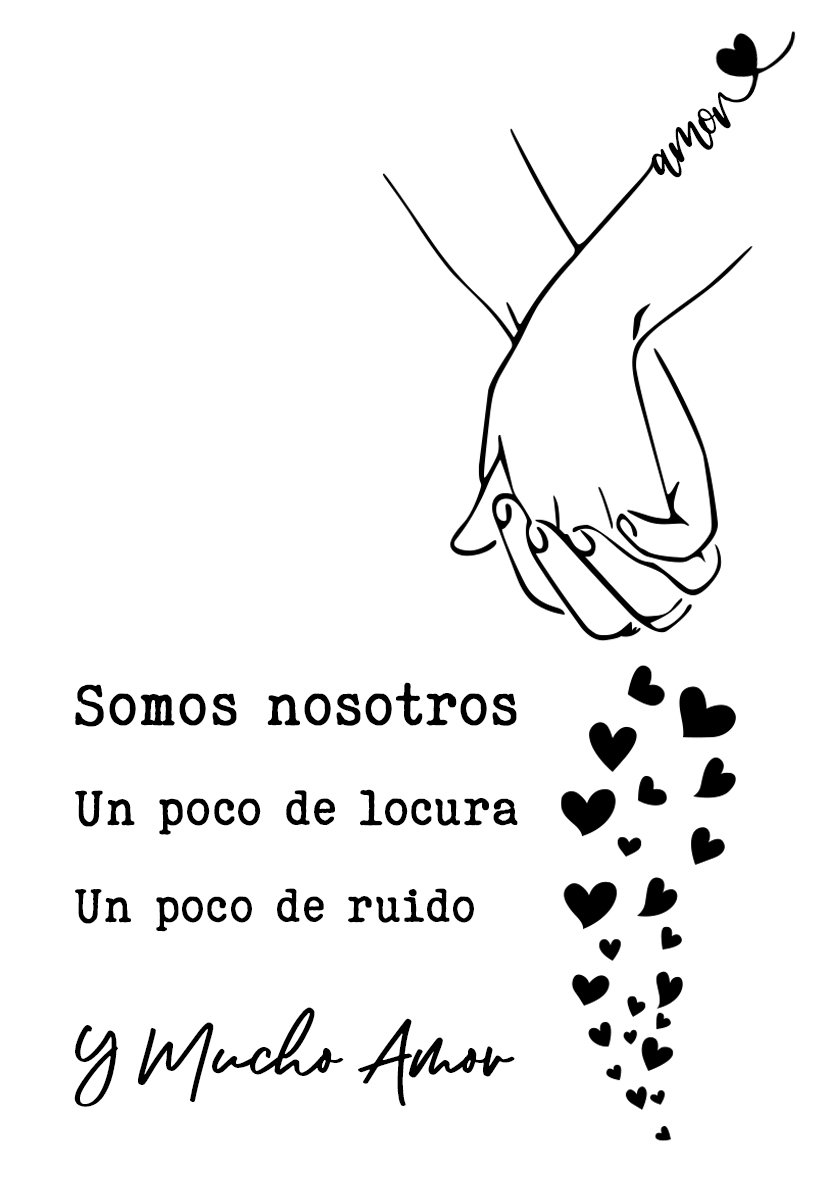 Una tarjeta de amor para pareja